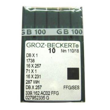 Игла Groz-beckert DBx1 FFG/SES № 100/16 (БЕЗ ГТД)
